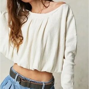 We The Free Puffy Long Sleeve Sweater